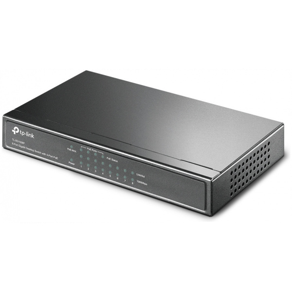 TP-Link TL-SG1008P 8-port Gbit switch 4 PoE porttal (desktop) #3