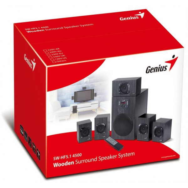 Genius SW-HF5.1 4500 II 5.1 hangfalrendszer (fekete) #3