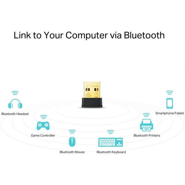TP-Link AC600 Nano Wi-Fi Bluetooth 4.2 USB adapter Archer T2UB Nano #2