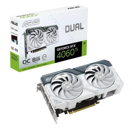 Asus Dual GeForce RTX™ 4060 Ti White OC Edition 8GB GDDR6 VGA #7