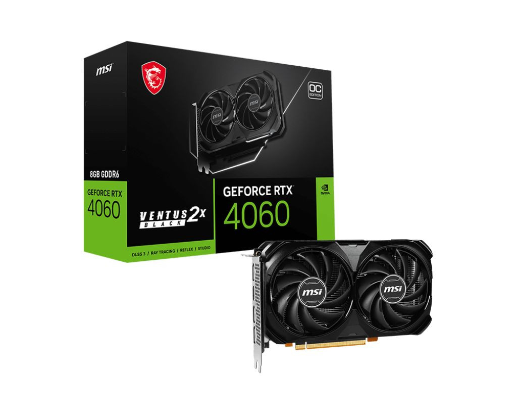 MSI GeForce RTX™ 4060 VENTUS 2X BLACK 8G OC VGA #5