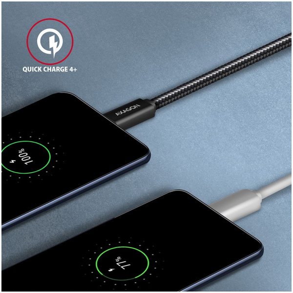 Axagon USB 3.2 C – C adat- és töltőkábel (4K Ultra HD videó, PD 100W, 5A) 2m NEW #5