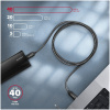 Axagon USB4 C – C adat- és töltőkábel (8K Ultra HD videó, PD 100W, 5A) 1m NEW #6