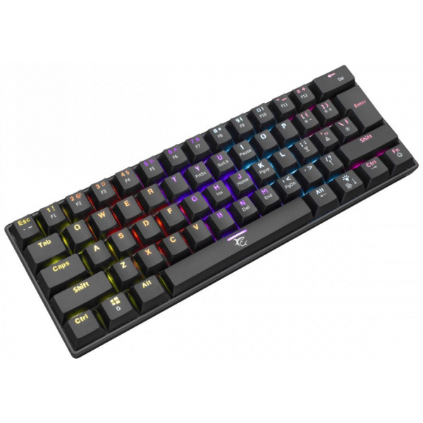 White Shark SHINOBI mechanikus billentyűzet (brown switch) - fekete #2