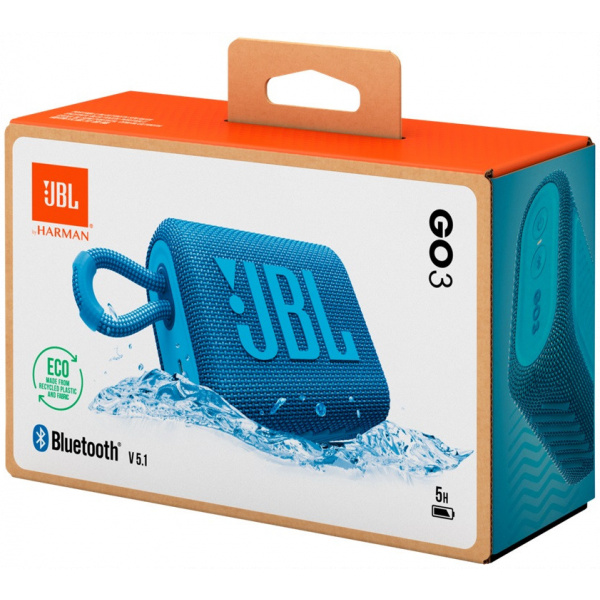 JBL Go 3 ECO Bluetooth hangszóró (kék) #7