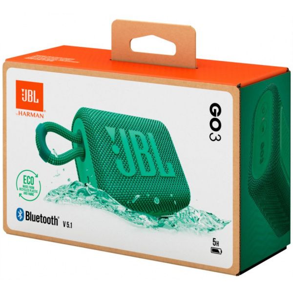 JBL Go 3 ECO Bluetooth hangszóró (zöld) #7