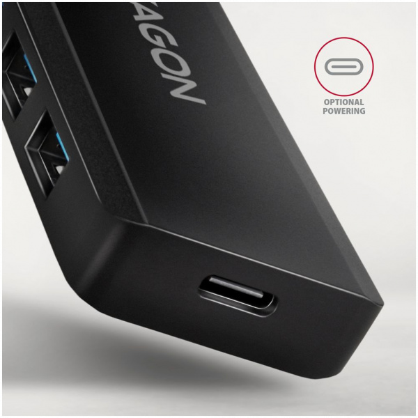 4-portos USB HUB Axagon HUE-C1A (USB 3.2) Type-A csatlakozóval #4