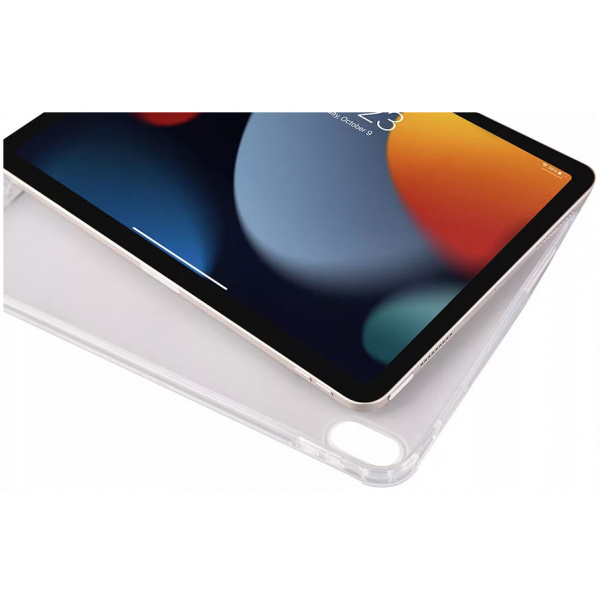 Devia iPad tok 10.2 (2019/2020/2021) fekete, On/Off funkció, Apple Pencil tartó #3
