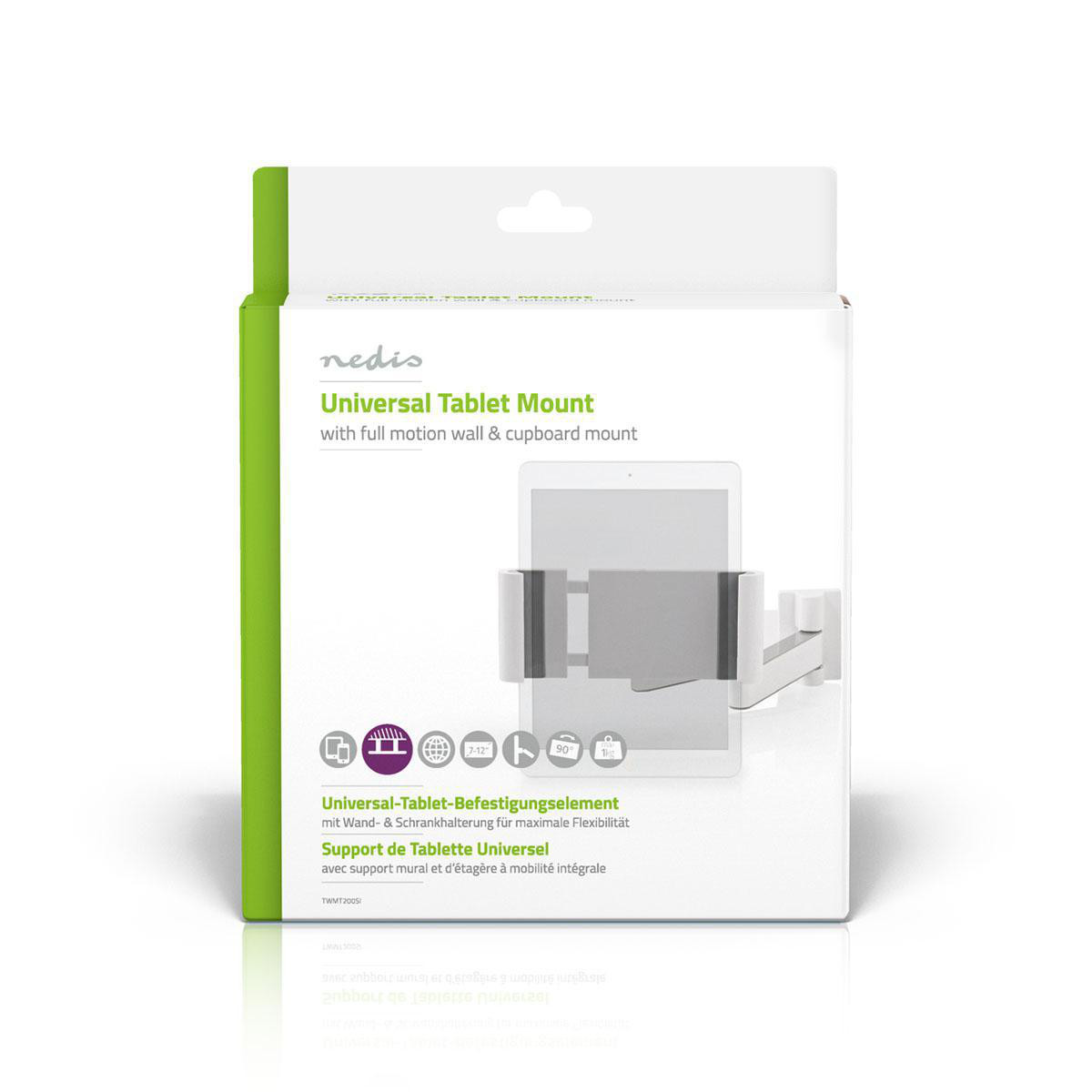 Nedis falra szerelhető, forgatható tablet tartó (7"-12" méretig) #7