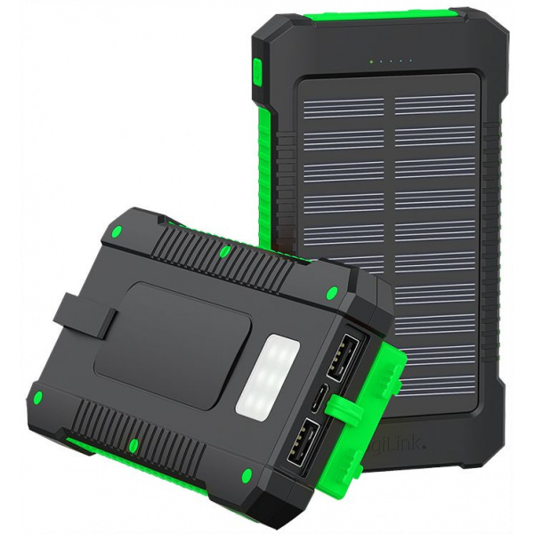 Logilink Solar napelemes Powerbank 8000 mAh (zöld) #2