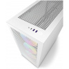 NZXT H7 Flow RGB ház üveg oldallappal (fehér) #6