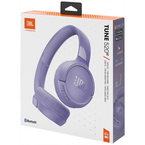 JBL Tune 520BT Bluetooth fejhallgató (lila) #8