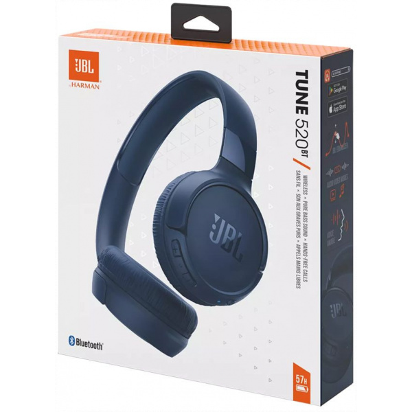 JBL Tune 520BT Bluetooth fejhallgató (kék) #8