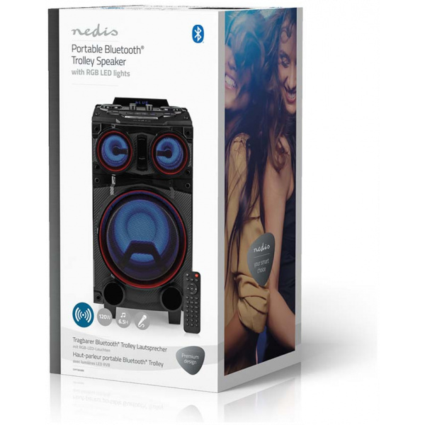 Nedis Bluetooth Partyhangszóró LED fényekkel (120W) #11