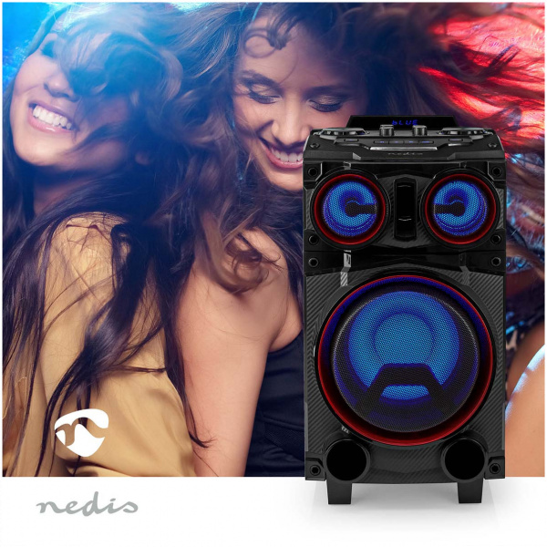 Nedis Bluetooth Partyhangszóró LED fényekkel (120W) #2