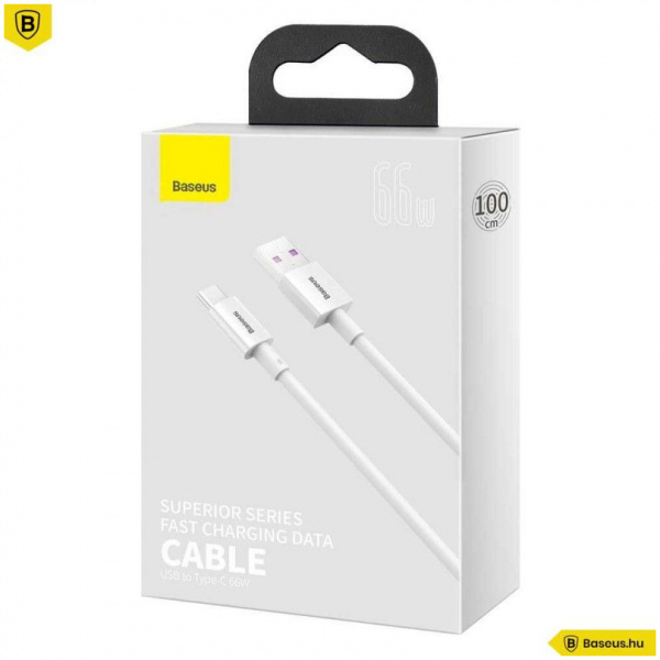 USB 2.0 (C) – USB 2.0 (A) kábel 1m Baseus (fehér) #3