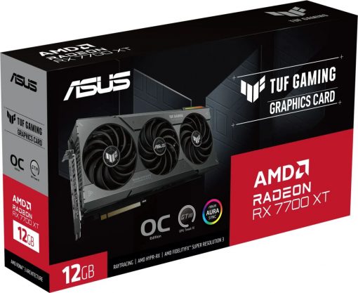 Asus TUF Gaming Radeon™ RX 7700 XT OC Edition 12GB GDDR6 VGA #9
