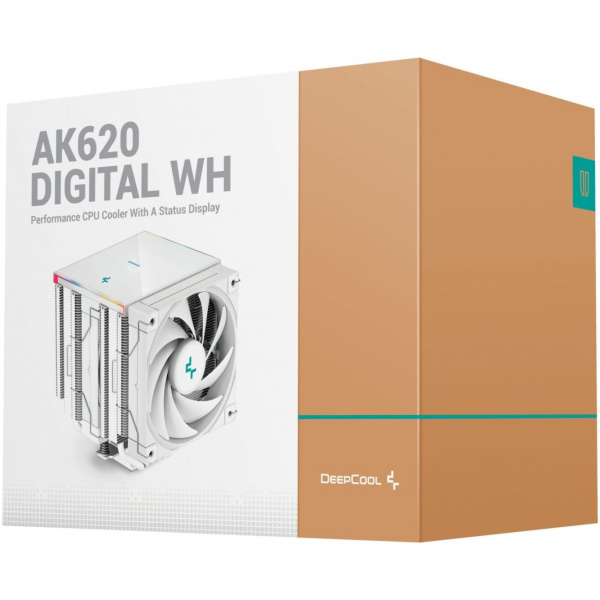 DeepCool AK620 Digital WH CPU hűtő címezhető RGB-vel, univerzális #9
