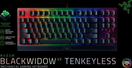 Razer BlackWidow V3 Tenkeyless (Yellow Switch) RGB Gaming billentyűzet #6