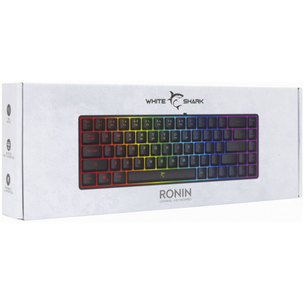 White Shark RONIN membrános billentyűzet - fekete #5