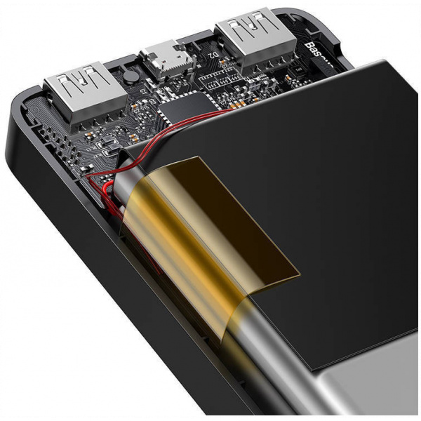 Baseus Bipow Powerbank 30000 mAh - 2x USB, USB-C, 15W (fekete) #5