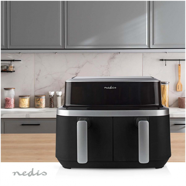 Nedis forrólevegős dupla sütő (2600W, 2x4,2l űrtartalom, időzítős) #8