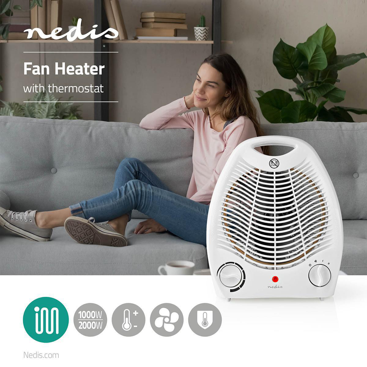 Nedis fűtőventilátor (2000W) #2