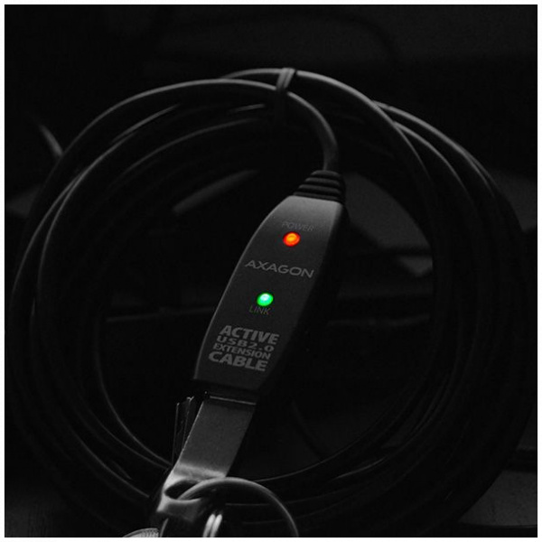 Axagon ADR-210 USB 2.0 extender kábel, aktív 10m #4