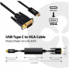 Club3D USB Type-C™ - VGA (DSUB) aktív kábel 5m #3
