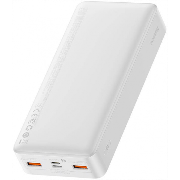 Baseus Bipow Powerbank 20000 mAh - 2x USB, USB-C, 20W (fehér) #2