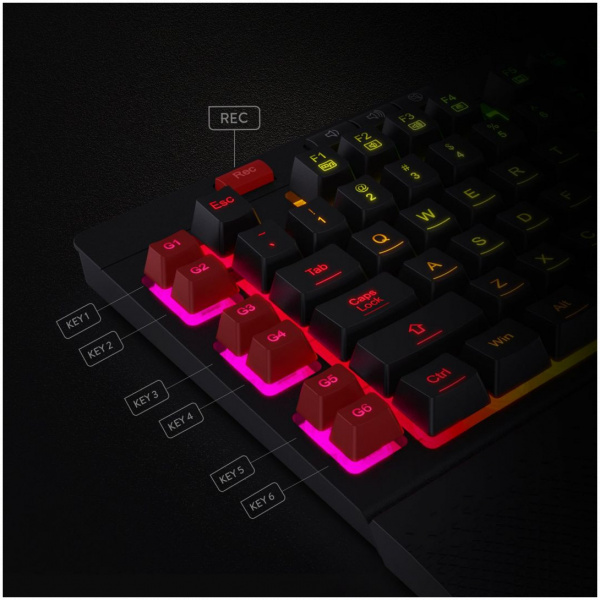 Redragon K512 Shiva RGB Gaming billentyűzet #11