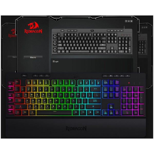 Redragon K512 Shiva RGB Gaming billentyűzet #12