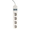 Gembird 4 aljzatos okos (Smart) elosztó USB töltőportokkal (fehér) #3