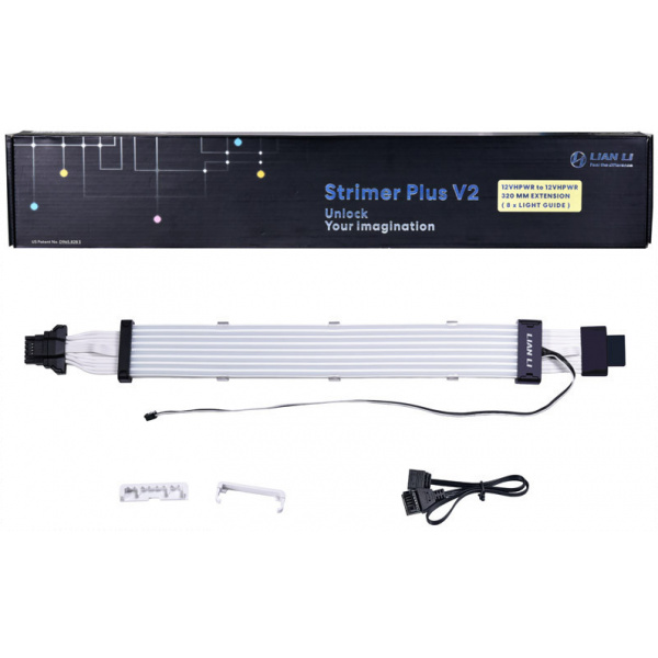 Lian Li Strimer Plus V2 12VHPWR 16pin VGA kábel, 32cm, aRGB #9