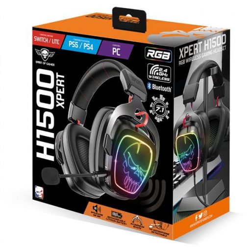 Spirit of Gamer XPERT-H1500 vezeték nélküli mikrofonos fejhallgató #8