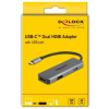 Delock USB Type-C™ Dual HDMI adapter 4K 60 Hz és USB portokkal #3