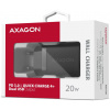 Axagon 220V-os USB-s fali gyorstöltő (1x QC3 USB + 1x PD3.0 USB-C port) 20W #8