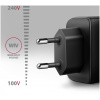 Axagon 220V-os USB-s fali gyorstöltő (1x QC3 USB + 1x PD3.0 USB-C port) 45W #6