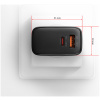 Axagon 220V-os USB-s fali gyorstöltő (1x QC3 USB + 1x PD3.0 USB-C port) 45W #7
