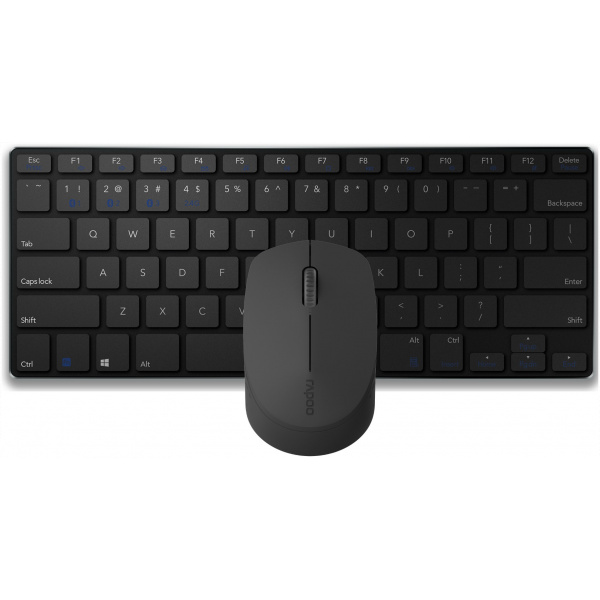 Rapoo 9000M vezeték nélküli (Bluetooth és 2.4 GHz) szett (fekete) #2