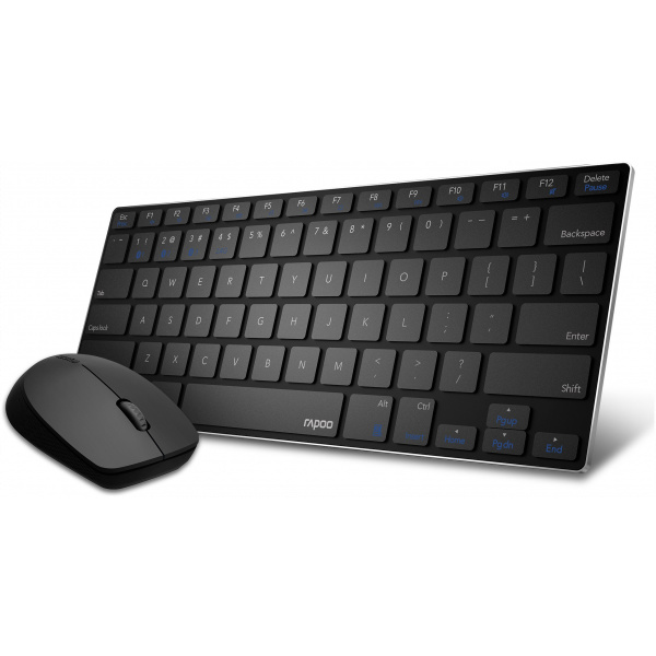 Rapoo 9000M vezeték nélküli (Bluetooth és 2.4 GHz) szett (fekete) #3
