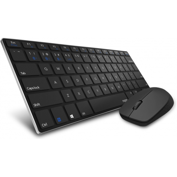 Rapoo 9000M vezeték nélküli (Bluetooth és 2.4 GHz) szett (fekete) #4