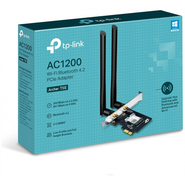 TP-Link AC1200 Wi-Fi Bluetooth 4.2 PCIe hálókártya Archer T5E #2
