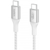 Belkin USB 2.0 USB-C – USB-C (M/M) szövetes kábel, fehér 240W (5A) 1m #3