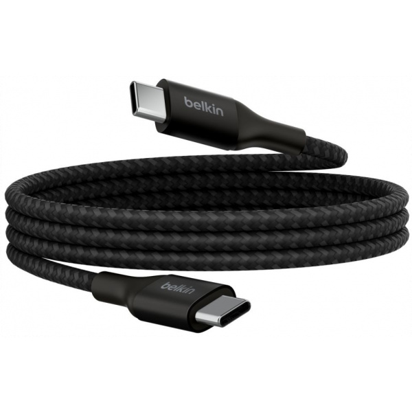 Belkin USB 2.0 USB-C – USB-C (M/M) szövetes kábel, fekete 240W (5A) 1m #5