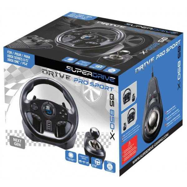 Subsonic Superdrive Multi Pro GS850-X Kormány szett (PS4/Xbox One/Series X/S) #4