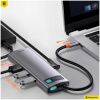 Baseus Metal Gleam 8-in-1 USB-C HUB (USB-C PD 100W, HDMI, 3x USB 3.0, RJ45, SD) #4