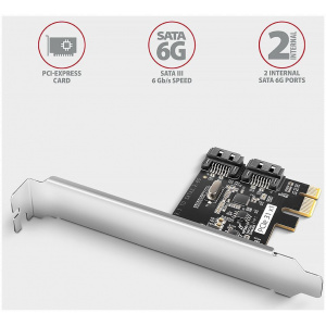 SATA3 vezérlő PCI-Express, 2 belső port (Axagon PCES-SJ2) #2