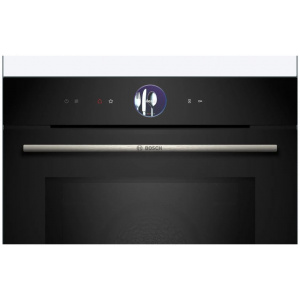 Bosch HMG7764B1 Serie 8 Beépíthető sütő mikrohullám funkcióval (60x60cm, fekete) #2