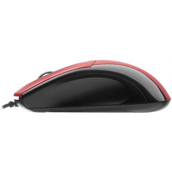 MS Focus C110 optikai egér, fekete-piros (USB) #4